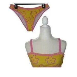 Yellow & Pink Bikini - Medium